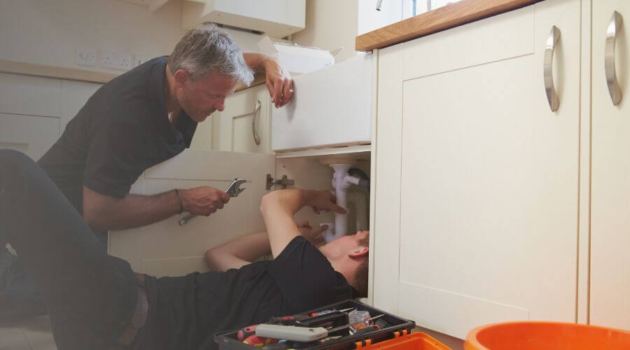 Professional burst pipe repair services in Rock, MI